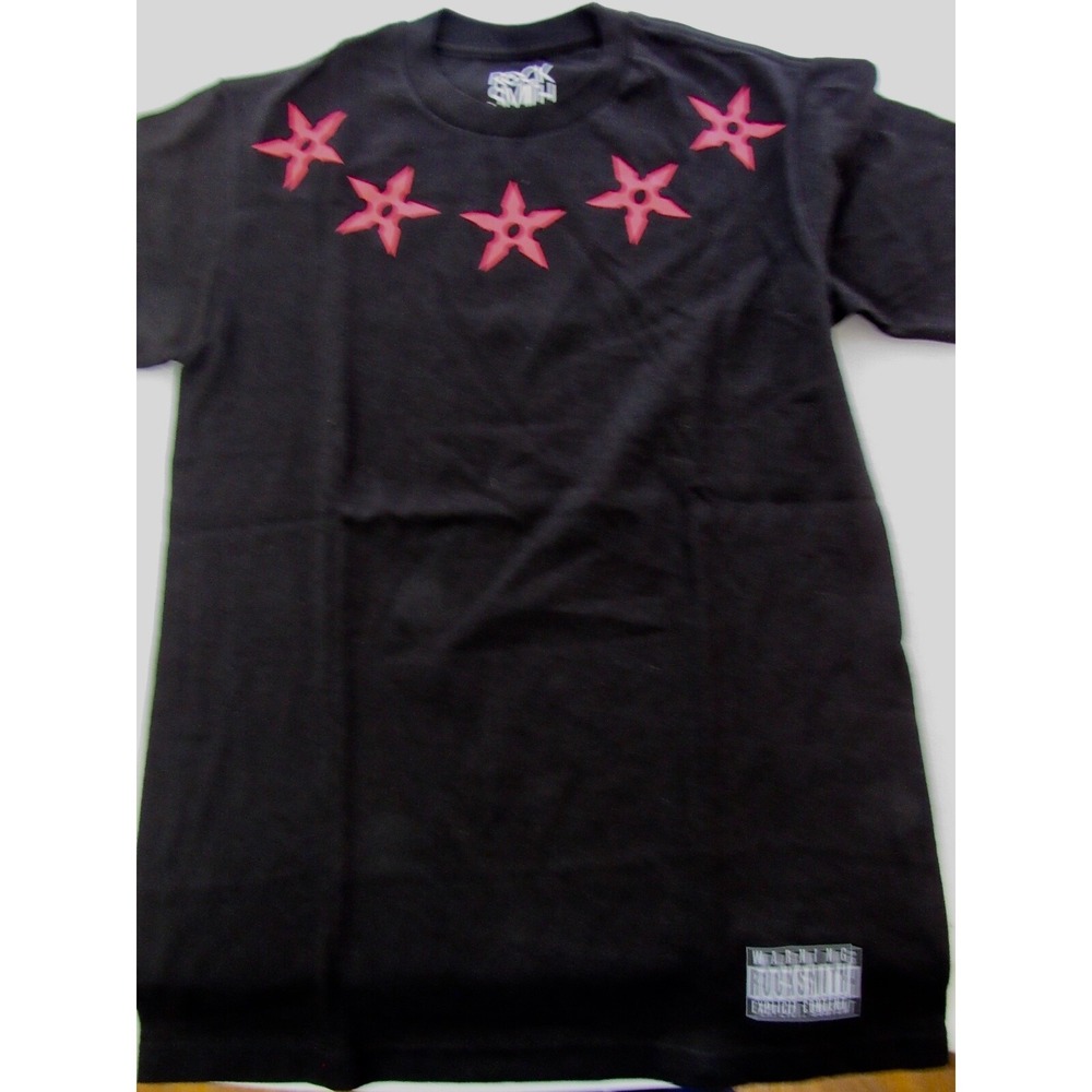 Rocksmith Warning Explicit Content‎ Tee Graphic Black Size S Cotton RN-115691